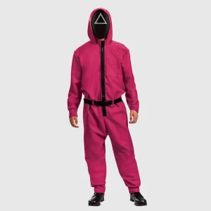 Costume Halloween Adulto Tuta Maschera Cappuccio