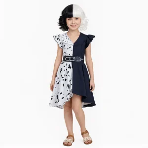 Costume Halloween Bambina Vestito Festa Travestimento