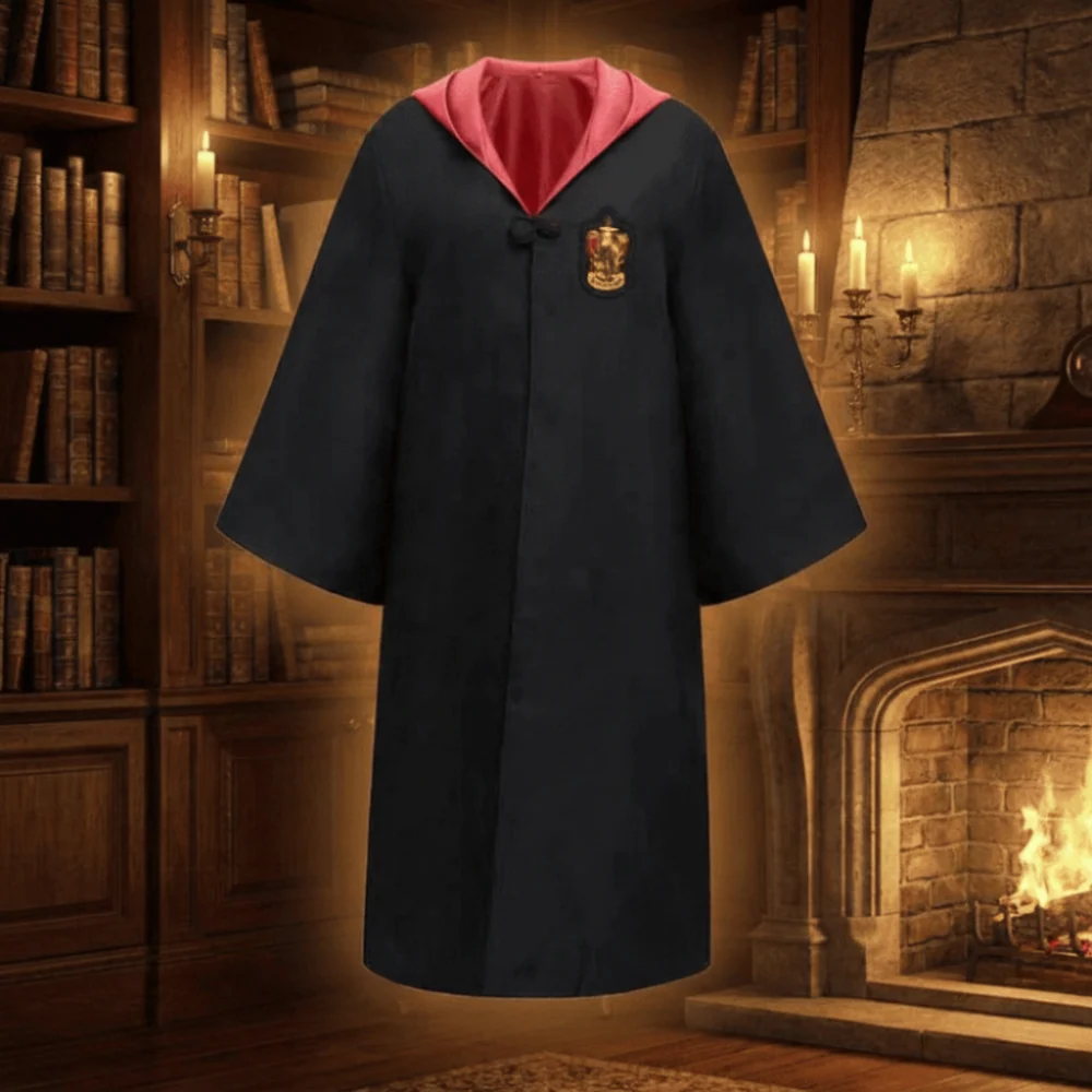Costume Halloween Mago Mantello Bambini Adulti Festa