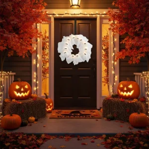 Decoration Halloween Ghirlanda Porta Decorazione Sospesa