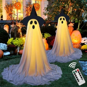 Decorazione Halloween Set Fantasmi Esposizione Esterno