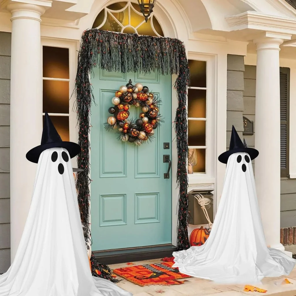 Decorazione Halloween Set Fantasmi Esposizione Esterno - Image 5