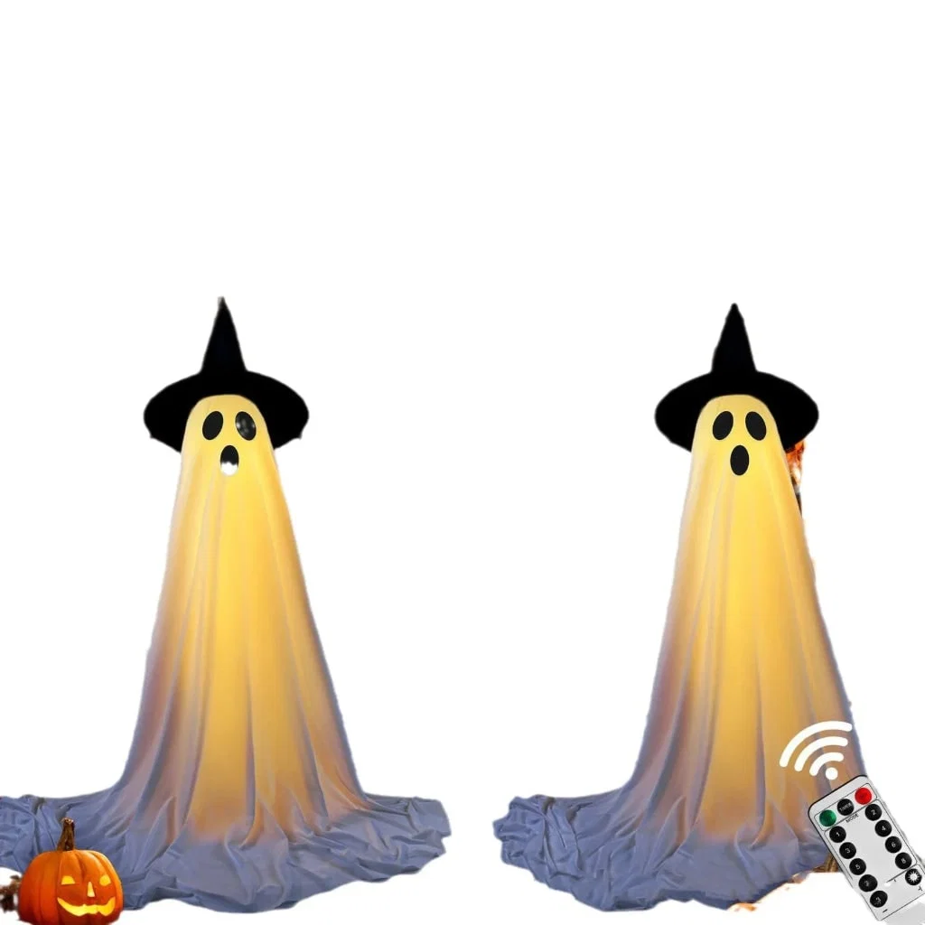 Decorazione Halloween Set Fantasmi Esposizione Esterno - Image 6