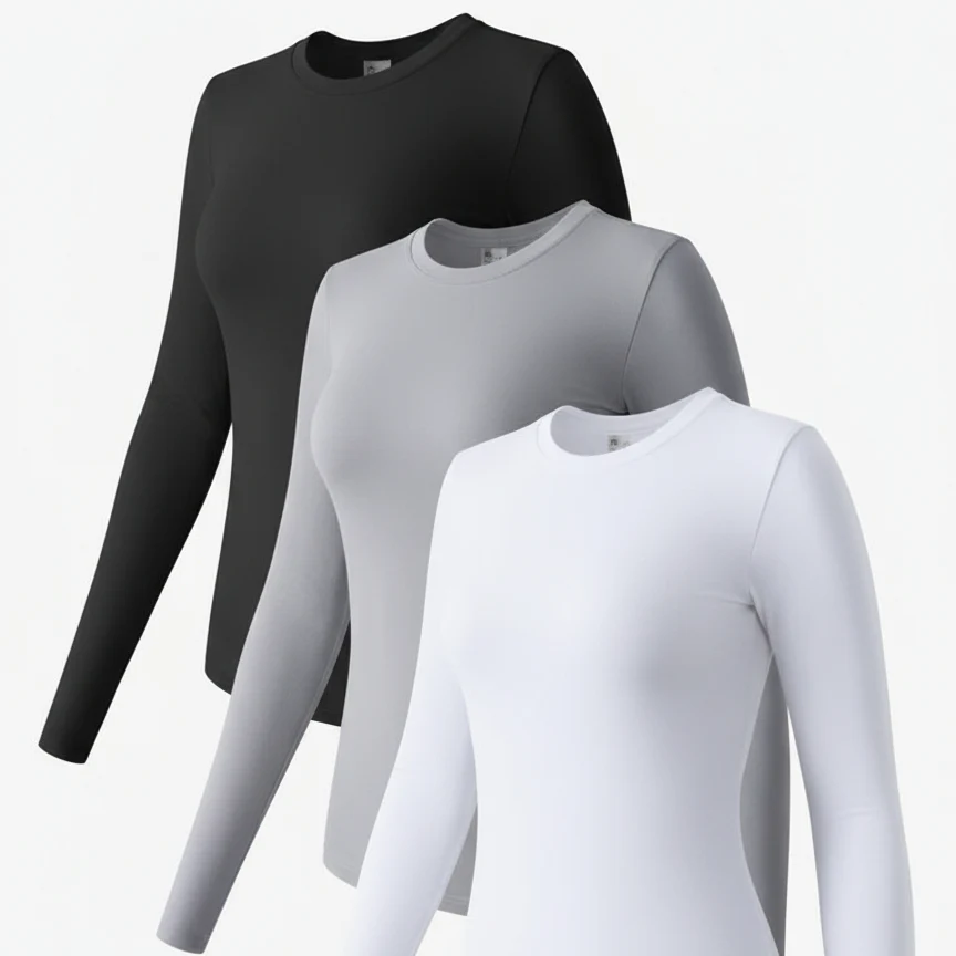 Damesshirt Lange Mouwen Stretch Slim Fit - Image 9