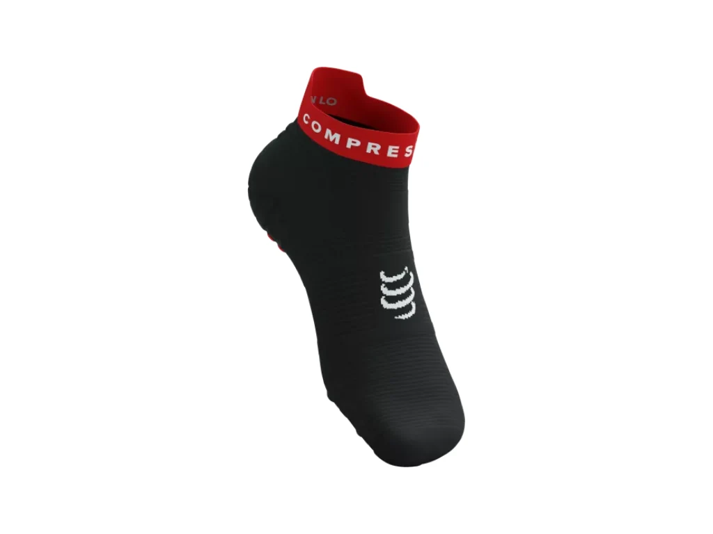 Compressport Pro Racing V4.0 Run Low - Black/Core Red - Image 3