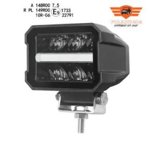 Farol LED 30W OSRAM LEDs aprovados de longo alcance HR 7.5 + luz de posição