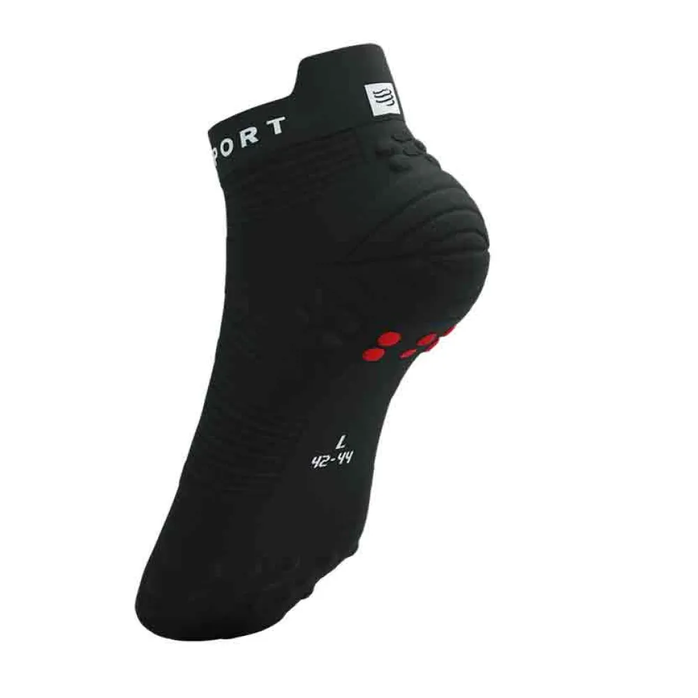 Compressport Pro Racing V4.0 Run Low - Black/White - Image 3