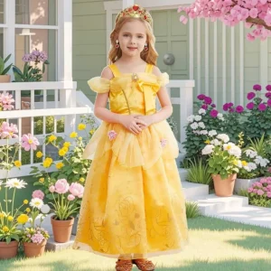 Halloween Costume Principessa Abito Festa Bambini