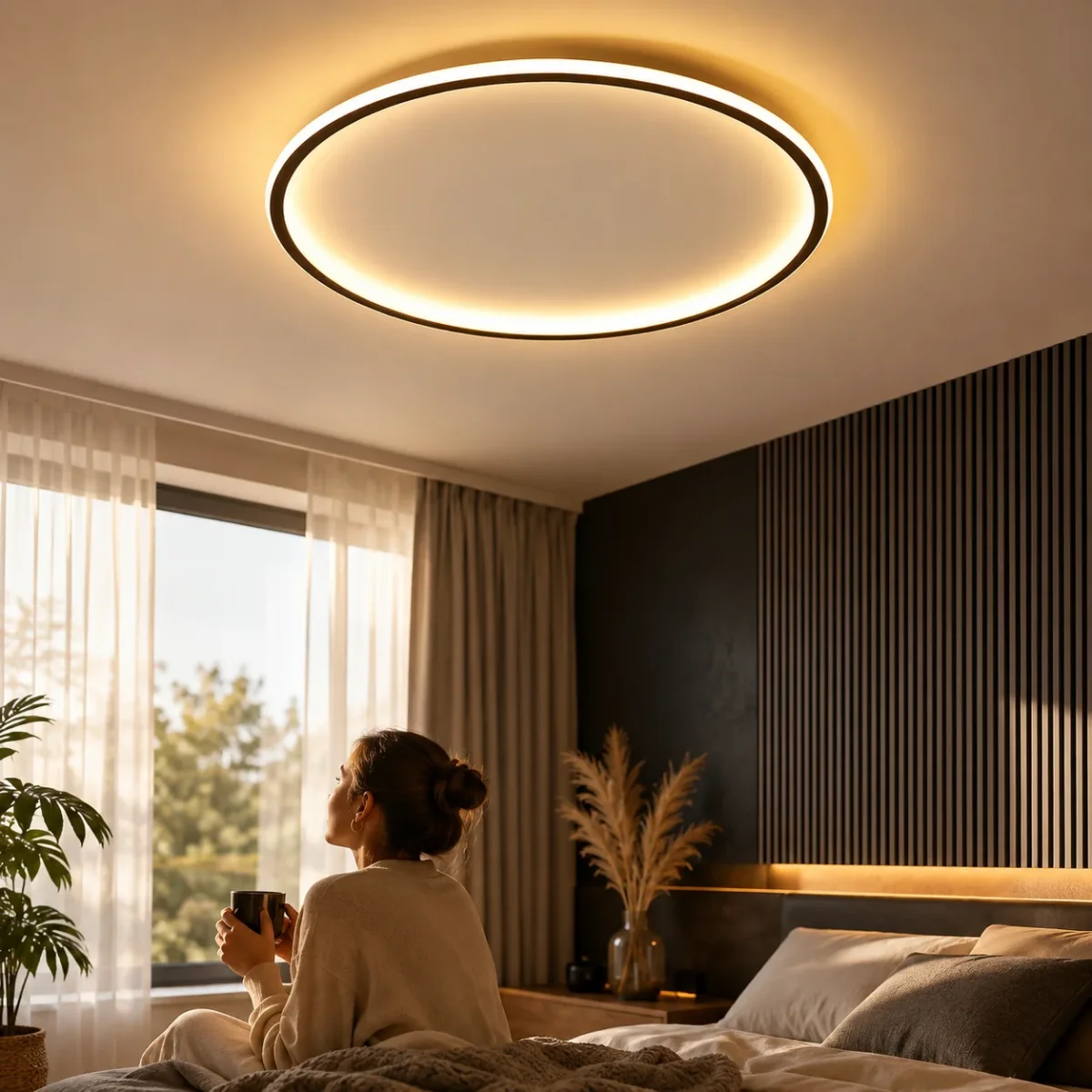 Lampada Soffitto Lampada LED Rotonda Illuminazione Interna - Image 2