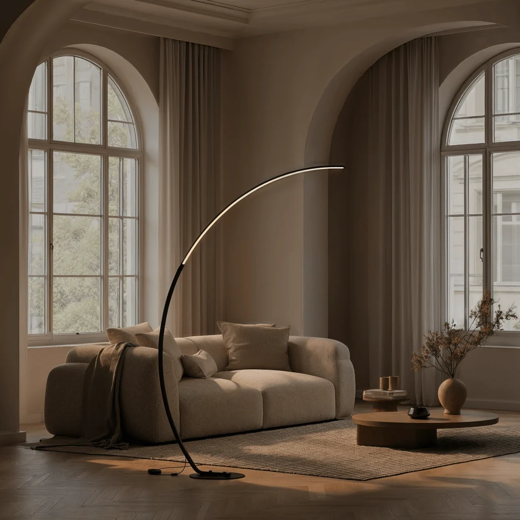 Lampada Terra Arco Design Moderno - Image 5