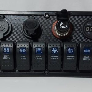 Painel de instrumentos com 8 botões