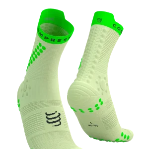 Compressport Pro Racing Socks V4.0 Trail - Lime / Neon Green