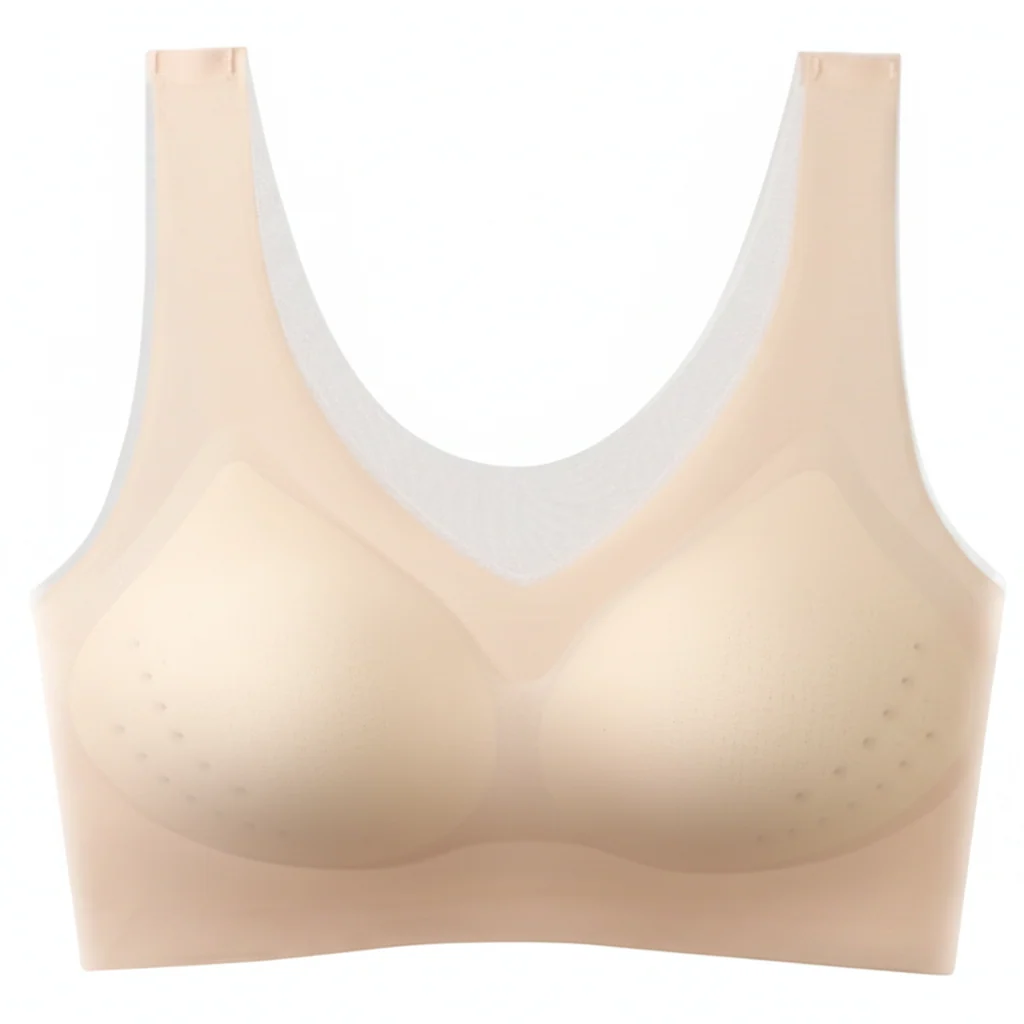 Donna Reggiseno Scollo V Supporto Quotidiano Linea Liscia - Image 3