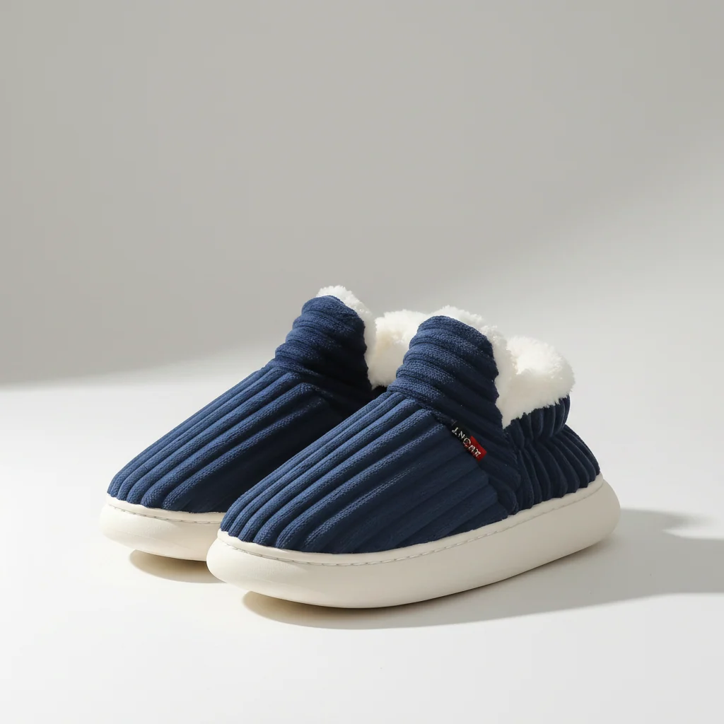 Scarpe Pantofole Fodera Peluche Calda - Image 4
