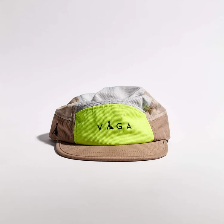 VAGA CLUB CAP - TAUPE / YELLOW NEON / LIGHT GREY - Image 3