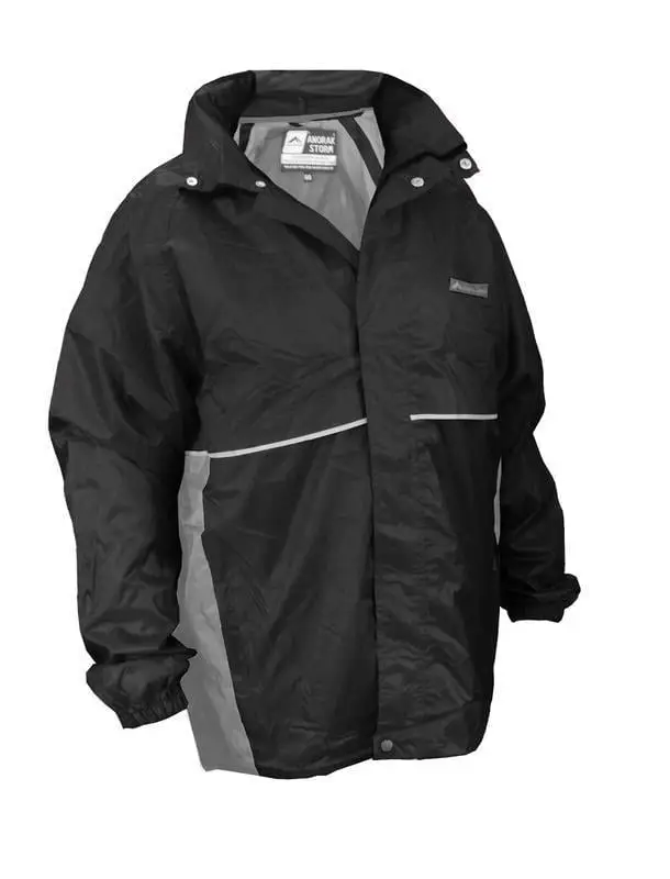 Abrigo Anorak Storm Preto – Trilhas e Rumos