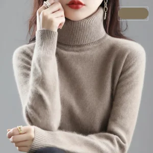 Dames Zachte Rollkragenpullover Luxe Comfort